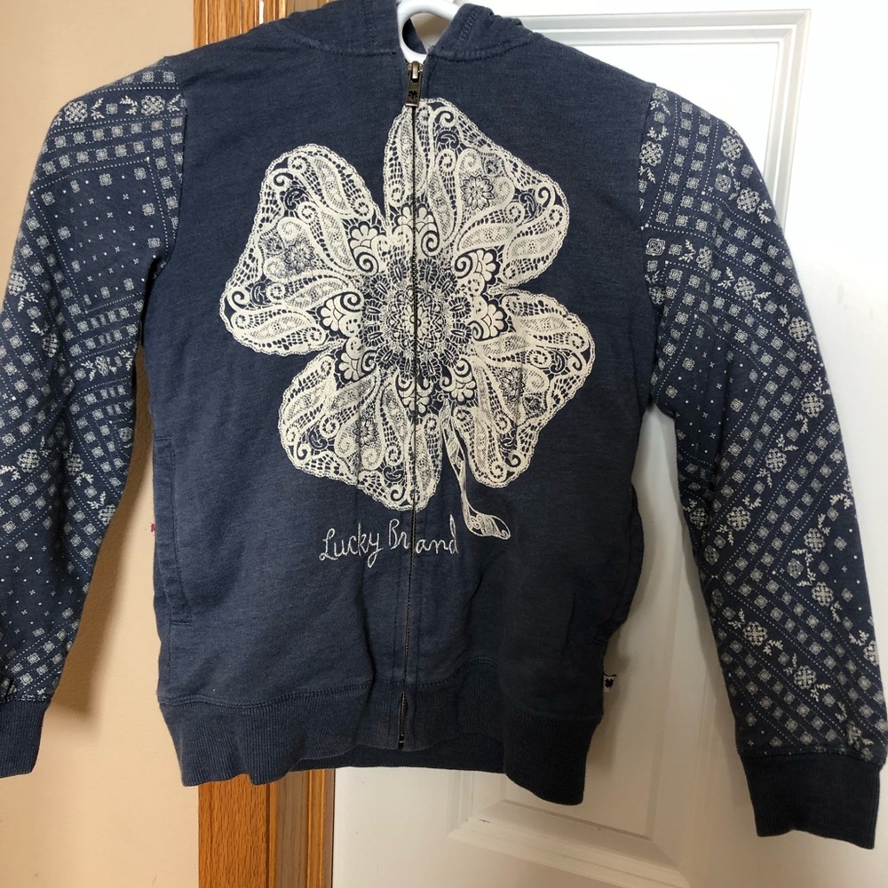 Zip up sweatshirt